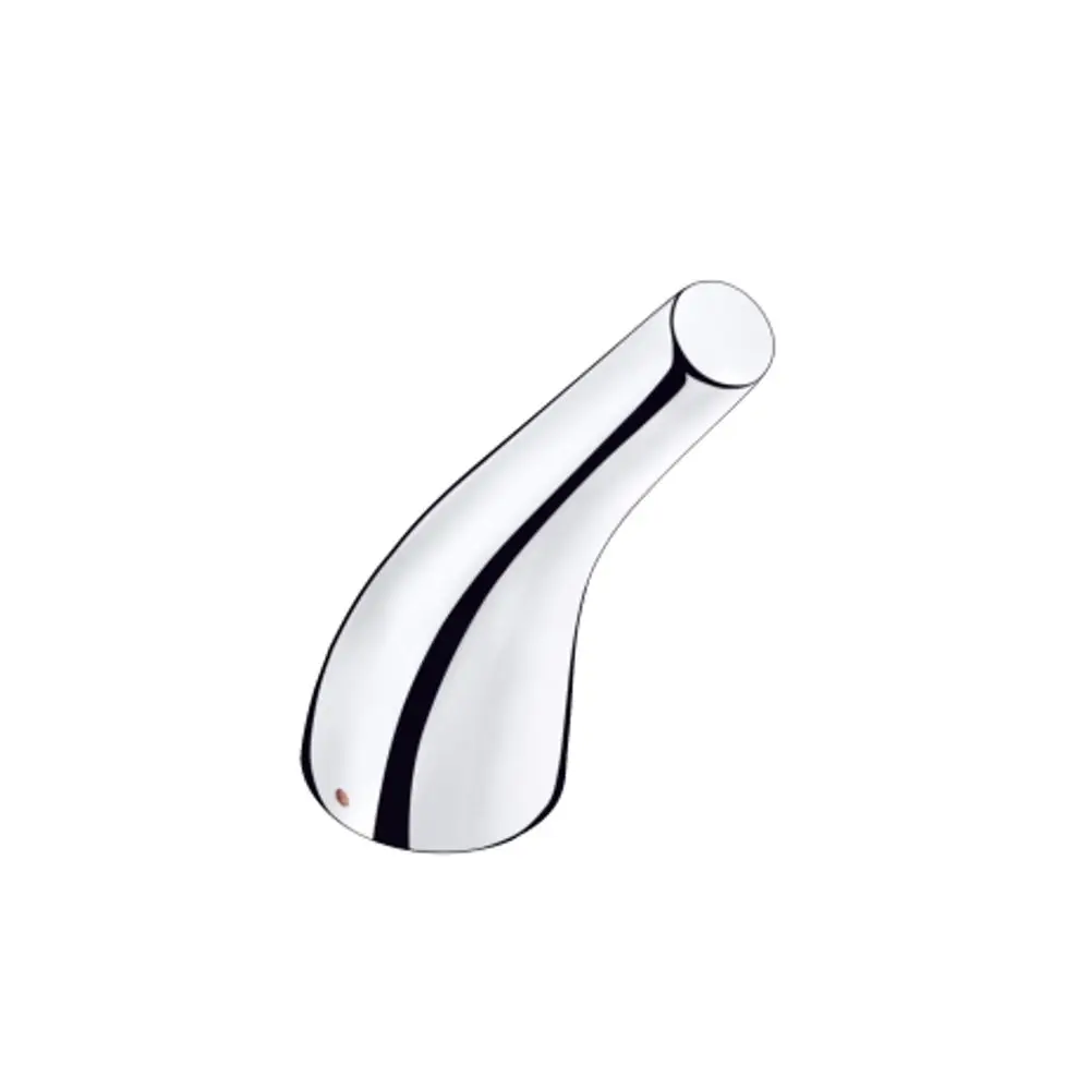 Axor Mischergriff in chrom, mit geschwungener Form und ergonomischem Design, geeignet für Wasseranlagen in Badezimmern oder Küchen.